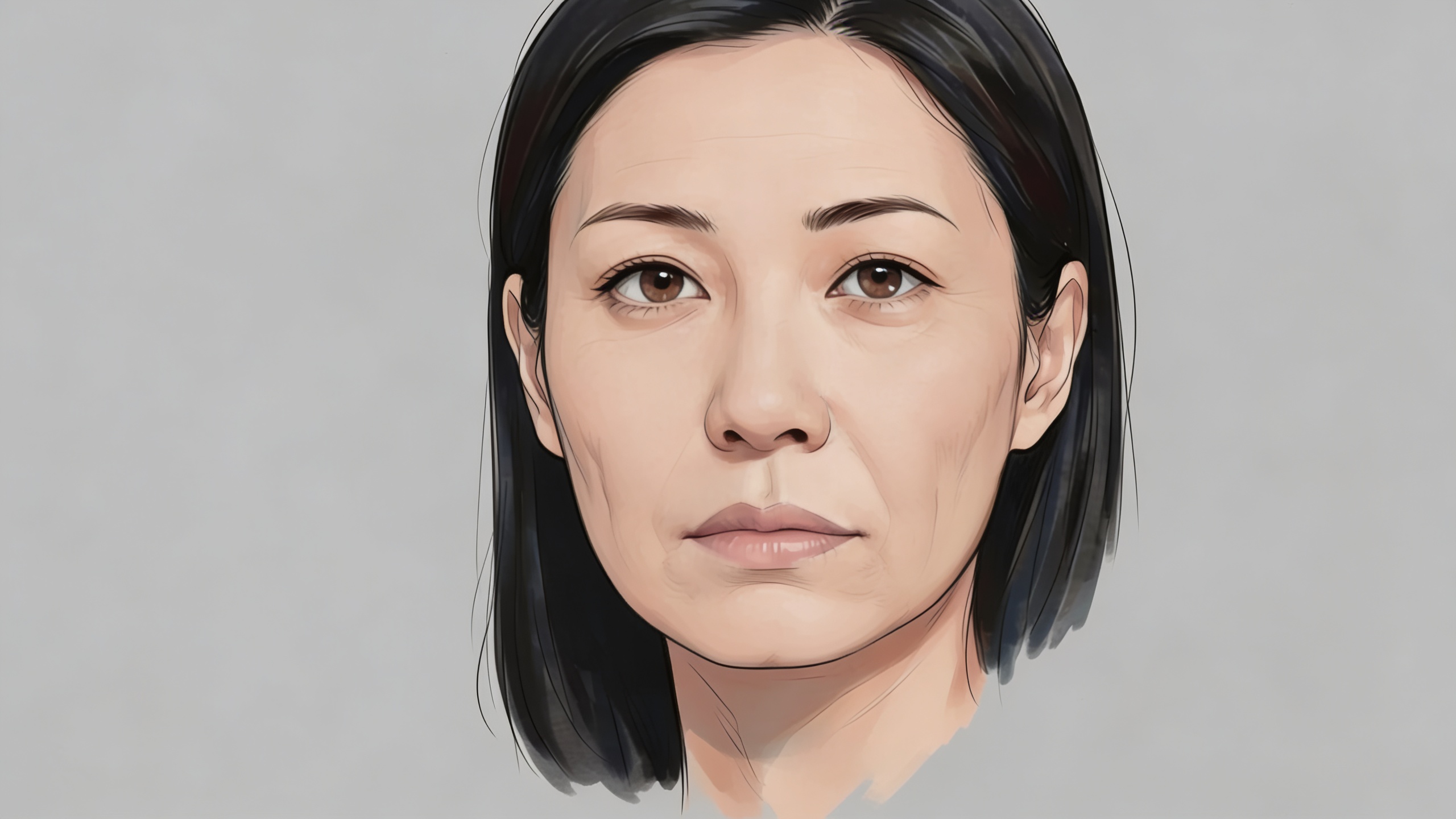 軽度〜中等度のたるみのイラスト 大阪梅田 美容皮膚科