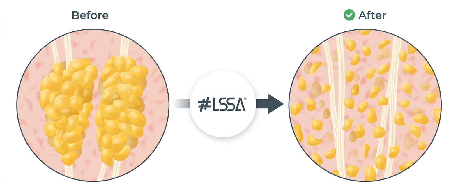 LSSA 脂肪乳化イメージ
